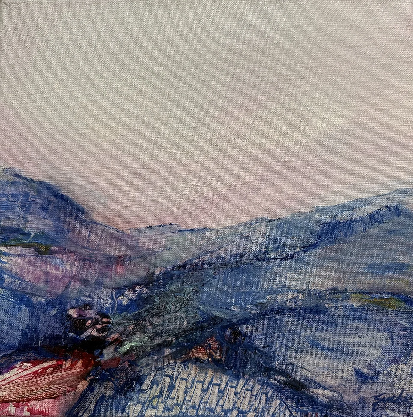 Contours, Oil, 12" x 12"