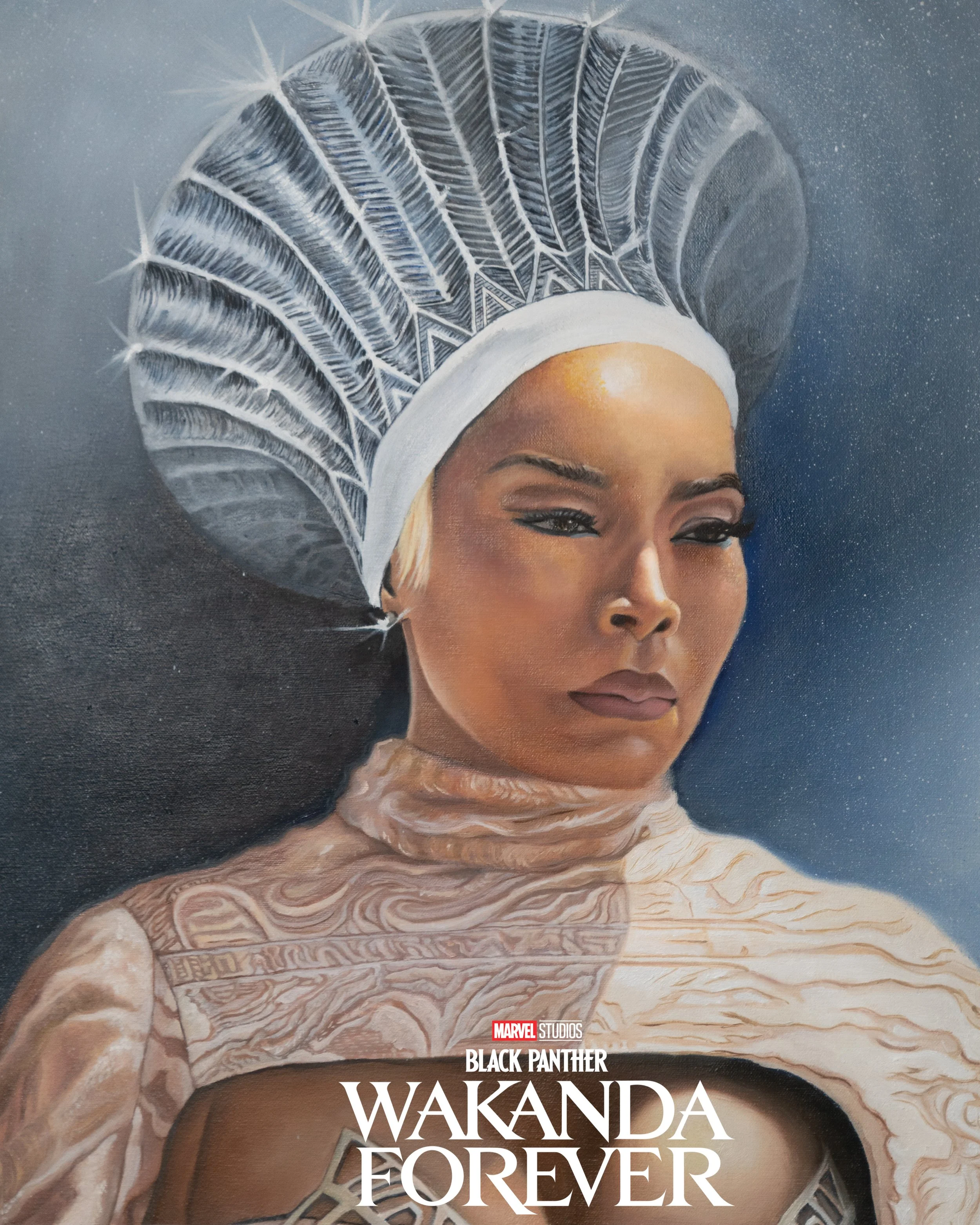'BLACK PANTHER WAKANDA FOREVER' QUEEN RAMONDA PRINT