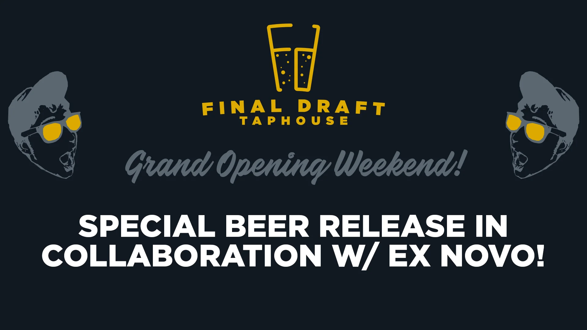 On Saturday, August 5, we will tap our collaboration beer we brewed with Ex Novo Brewing. It's a sessionable - NE IPA made with mosaic and simcoe hops and dry-hopped with more mosaic, simcoe and a bit of cascade hops! It's super crushable and juicy. It's SIPA-ilicios! Come and see us Saturday and drink it up! Ryan Buxton, head brewer of Ex Novo, will be at the taphouse from 2 to 4 p.m. and we will be giving away some fun swag!