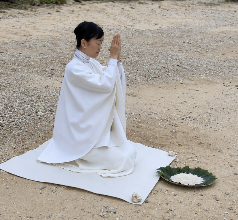 Winter Solstice Performance at Seven Light Bay, Miyako Island, Japan, December 21, 2020