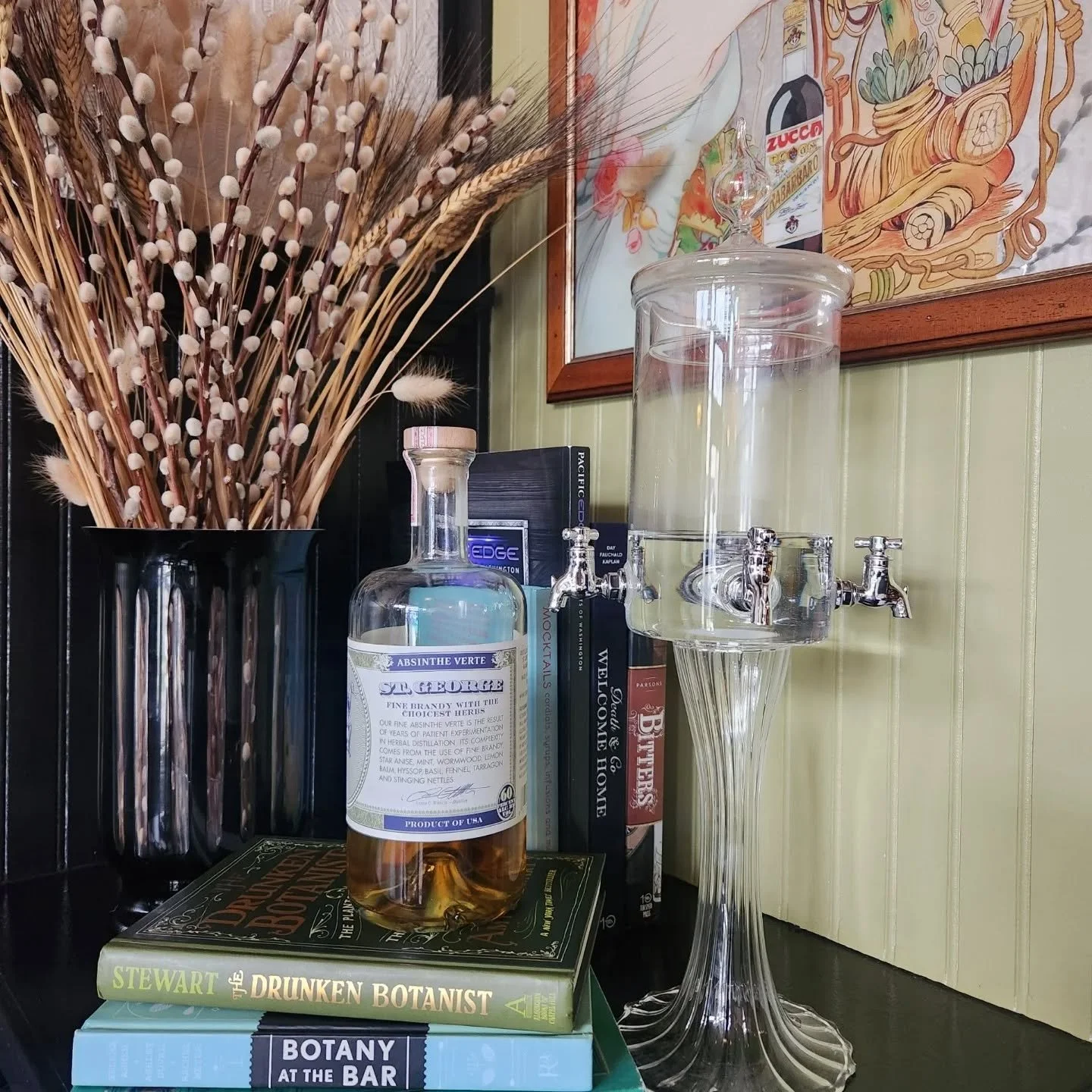 Join us this Tuesday, March 17th, for our Absinthe Tasting! Sample absinthe the traditional way, learn about the history of it, order from an absinthe inspired cocktail menu, and enjoy light bites!

$40/person ~ starts at 6pm 
(Must have a reservatio