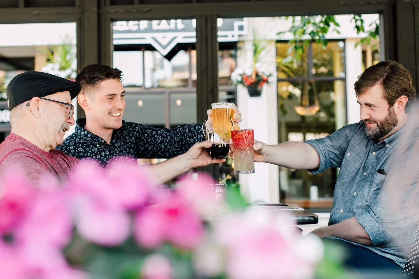Midweek blues feel a little lighter when the sun sets later. Join us on the porch for Happy Hour, served daily from 3 to 6 pm, with discounted cocktails, wine, beer, and bites.
