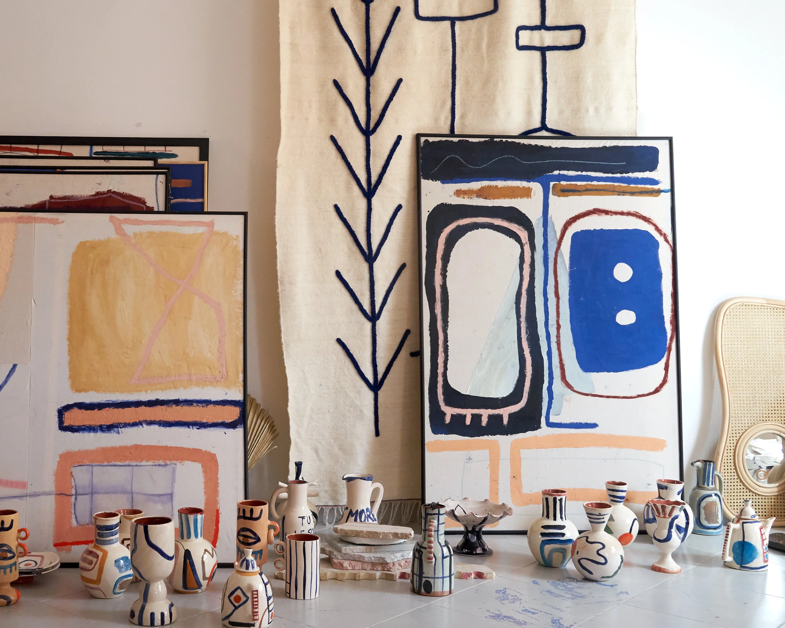 Desert hues and tribal lines on display at LRNCE.
