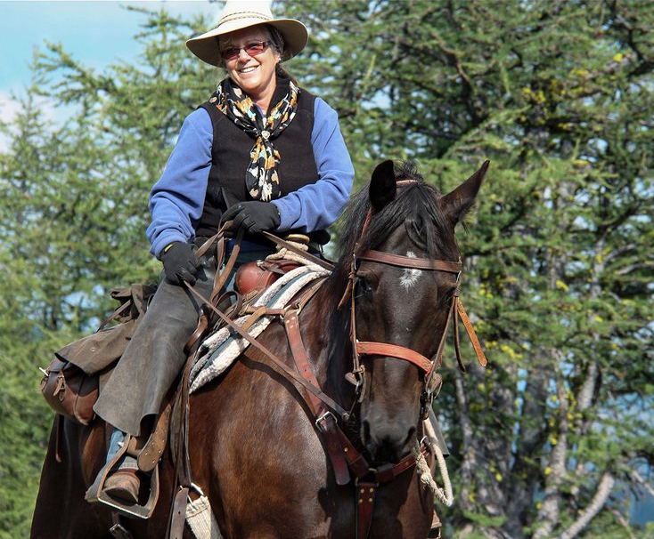 In the Pasayten Wilderness with Moon, a great horse.