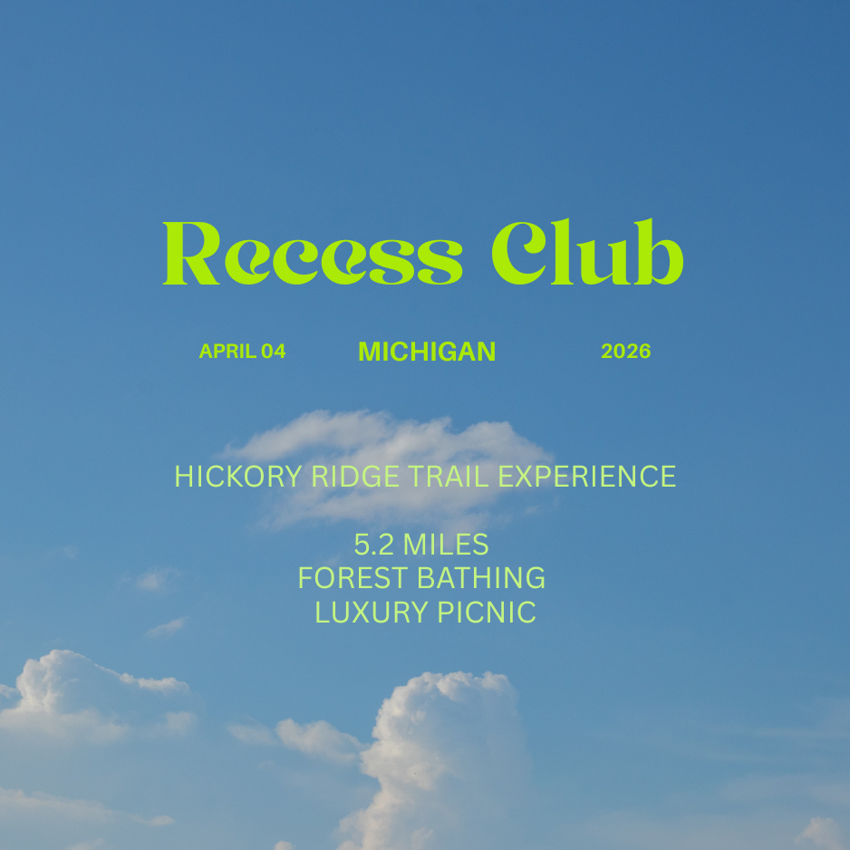 Recess Club Spring Reset | April 4th