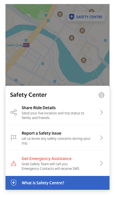 Grab Safety Center Jesstruong