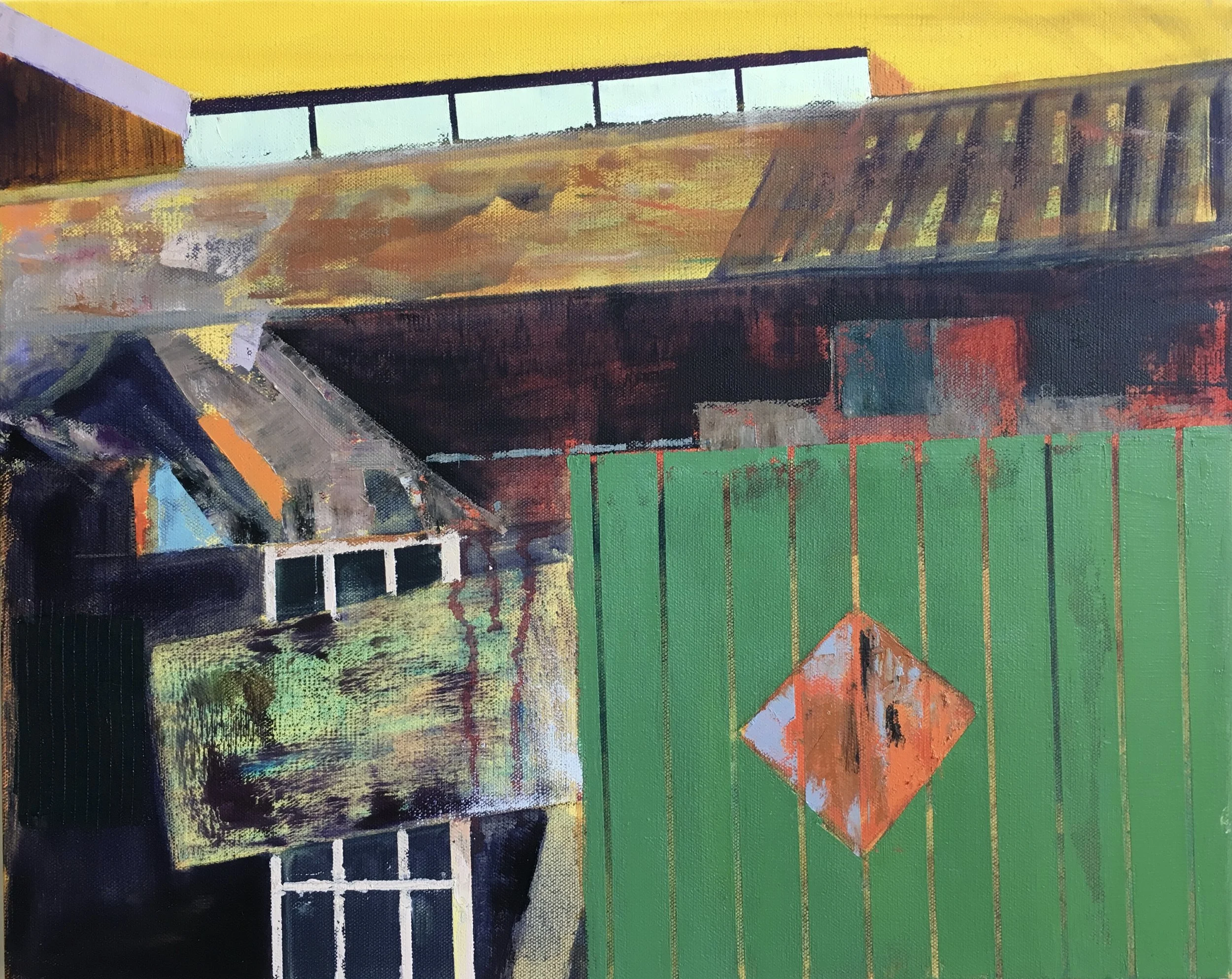 HAS TIME REWRITTEN EVERY LINE16 x 20 Oil on Stretched Canvas