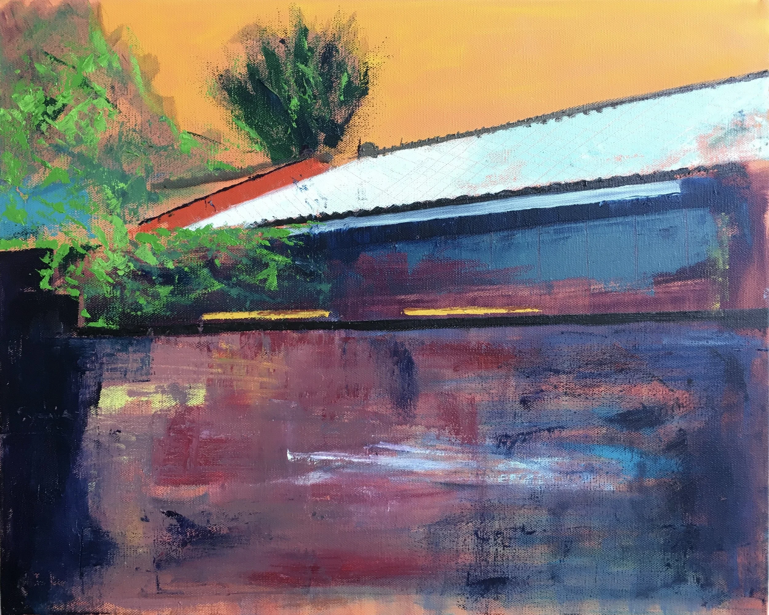 WE SIMPLY CHOOSE TO FORGET 16 x 20 Oil on Stretched Canvas