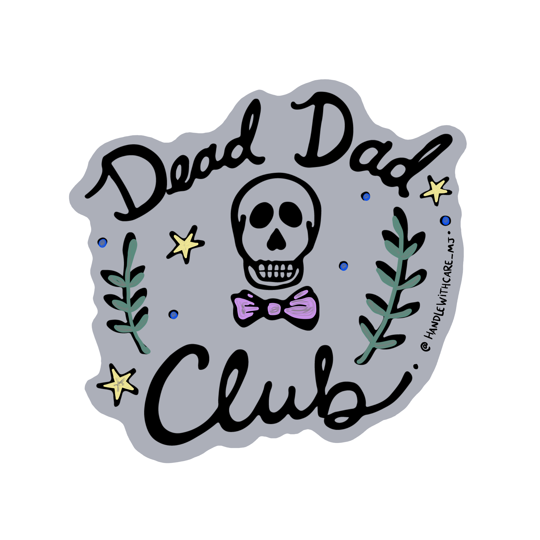 Dead Dad Club Sticker