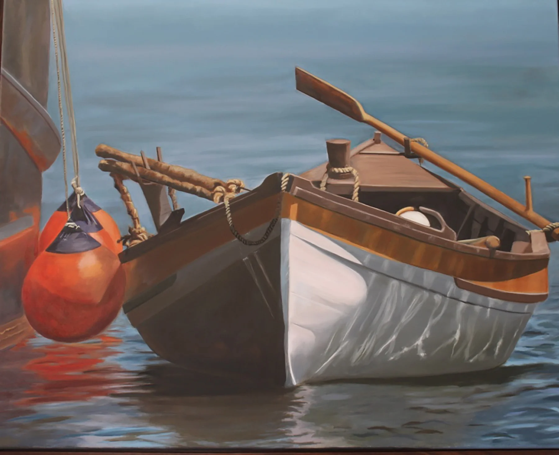 Vineyard Row Boat