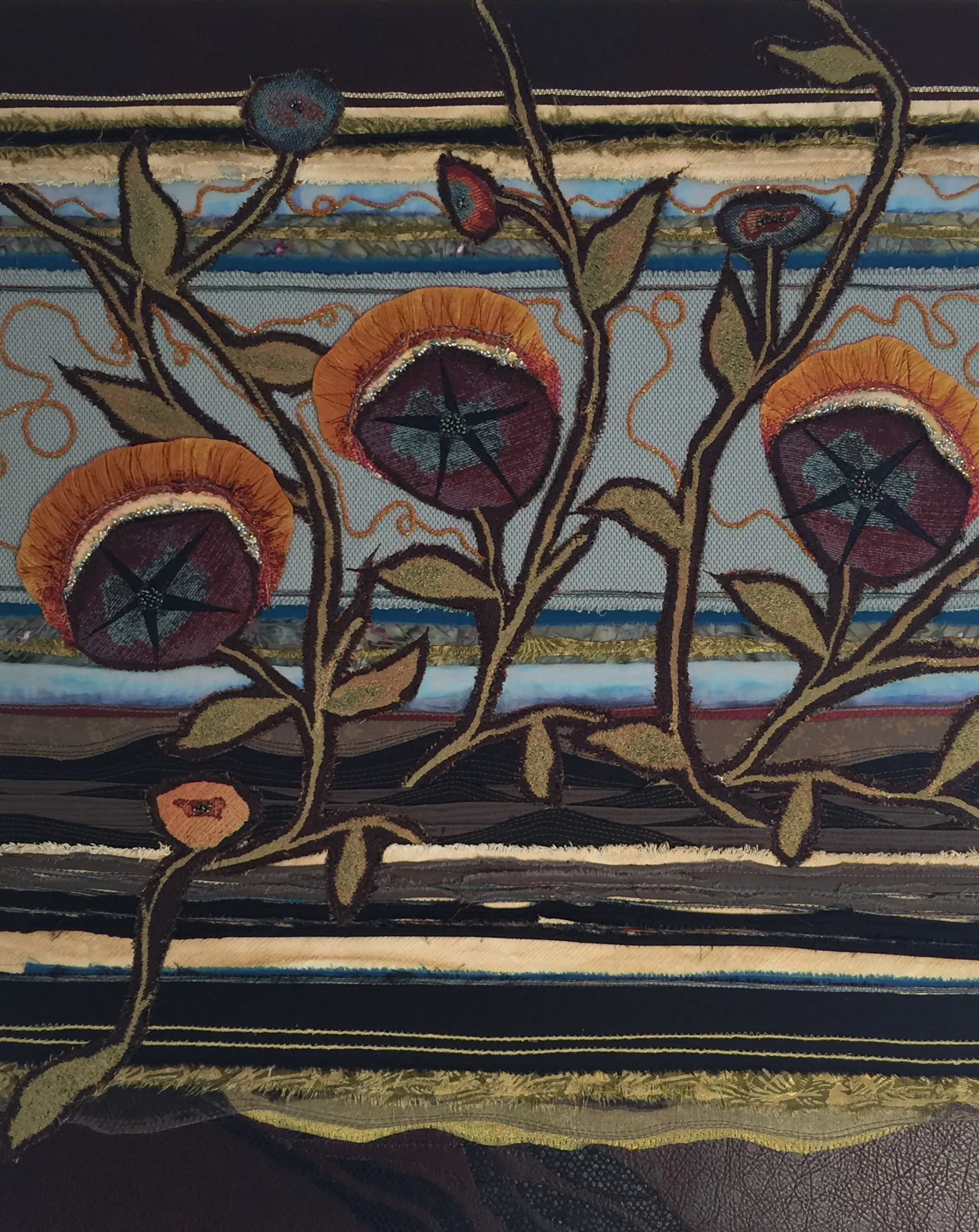 Gypsy Flowers , 2015 26 1/2 × 22 in $450