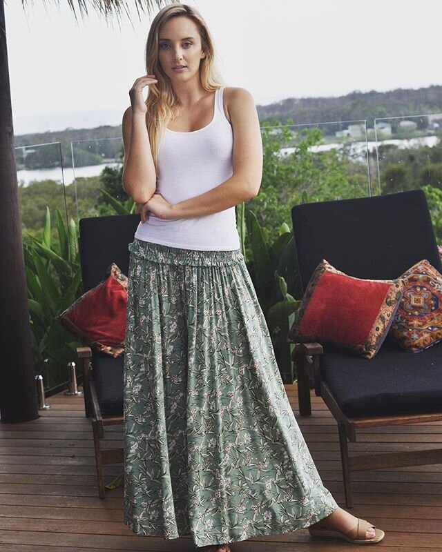 The Jessie Pant in Sea Mist Print is such a great style super comfy🏝 #bohopants #summerstyle #boholuxe #modernboho #qldfashion #newinstagram