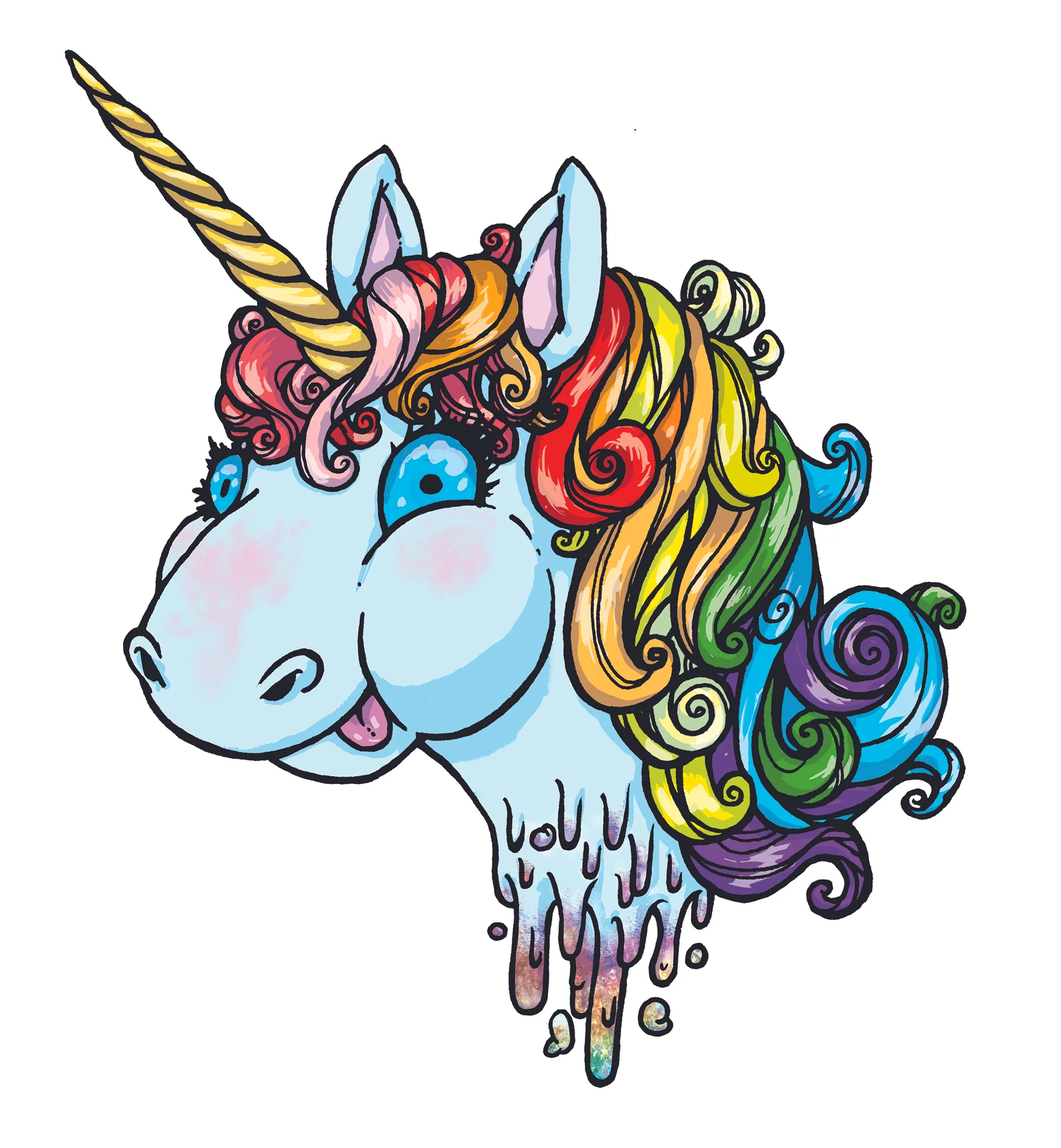 Unicorn Sticker Design