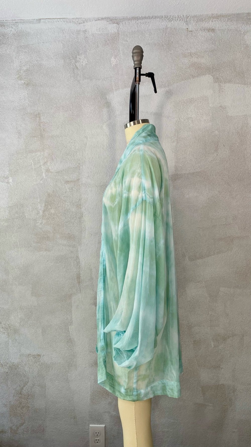 Short Sleeve Long Leopard Robe — Stone Crow Designs