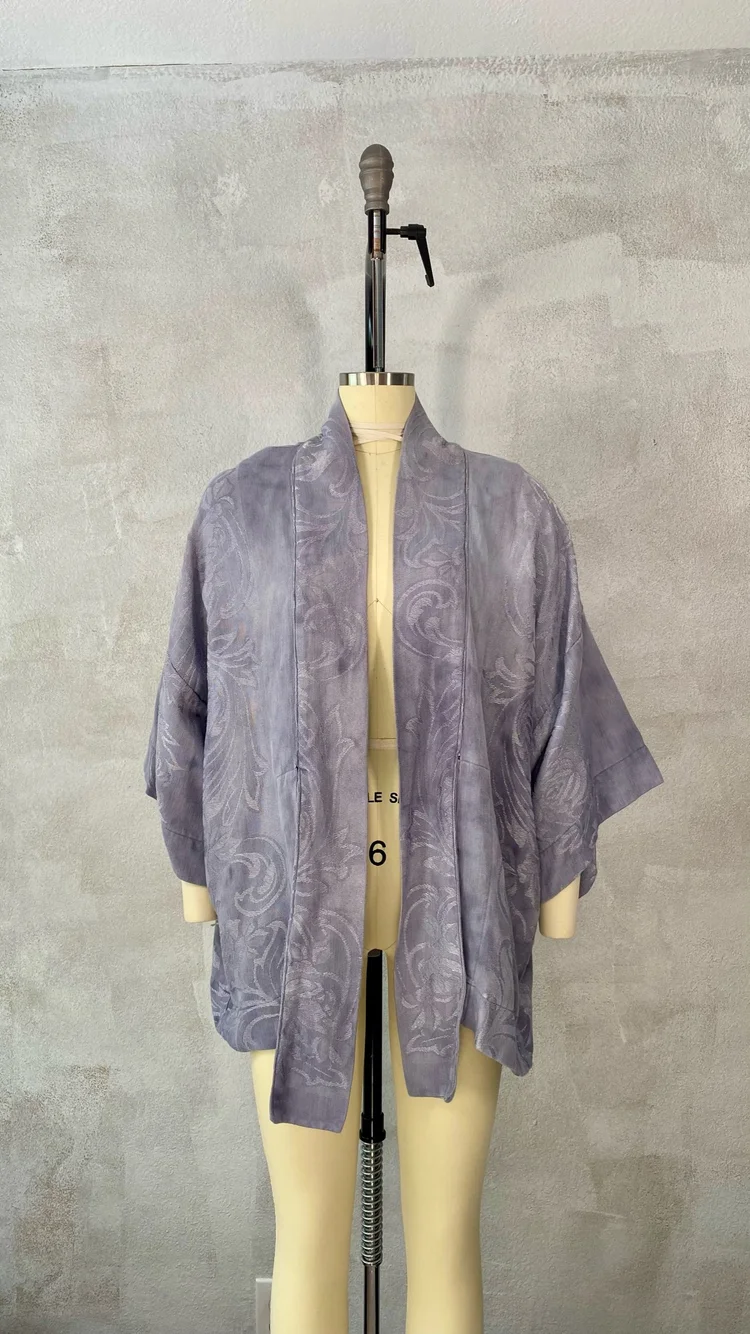 Short Sleeve Long Leopard Robe — Stone Crow Designs