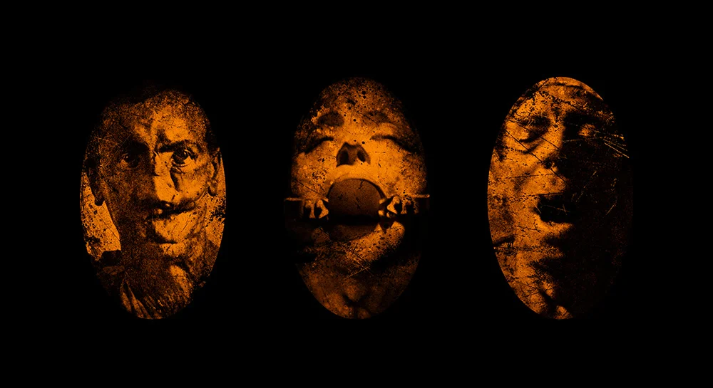Three studies for a mouth (Explorations in statecraft, love, and the passing of woes) , from the series Revisitations Frank Rodick, 2011