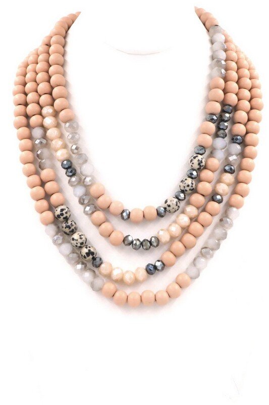 Bead Layered Necklace
