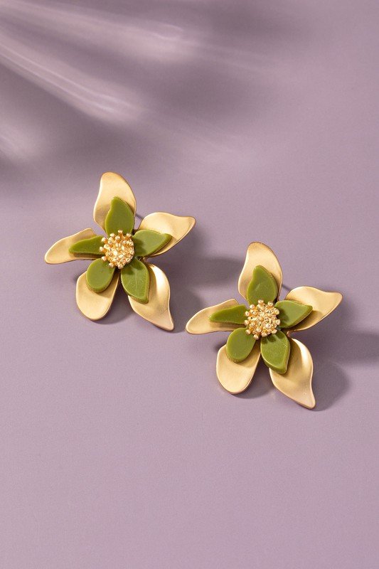 Flower Stud Earrings