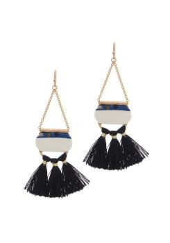 Fashion Chic Triple Tassel Drop Earrings
