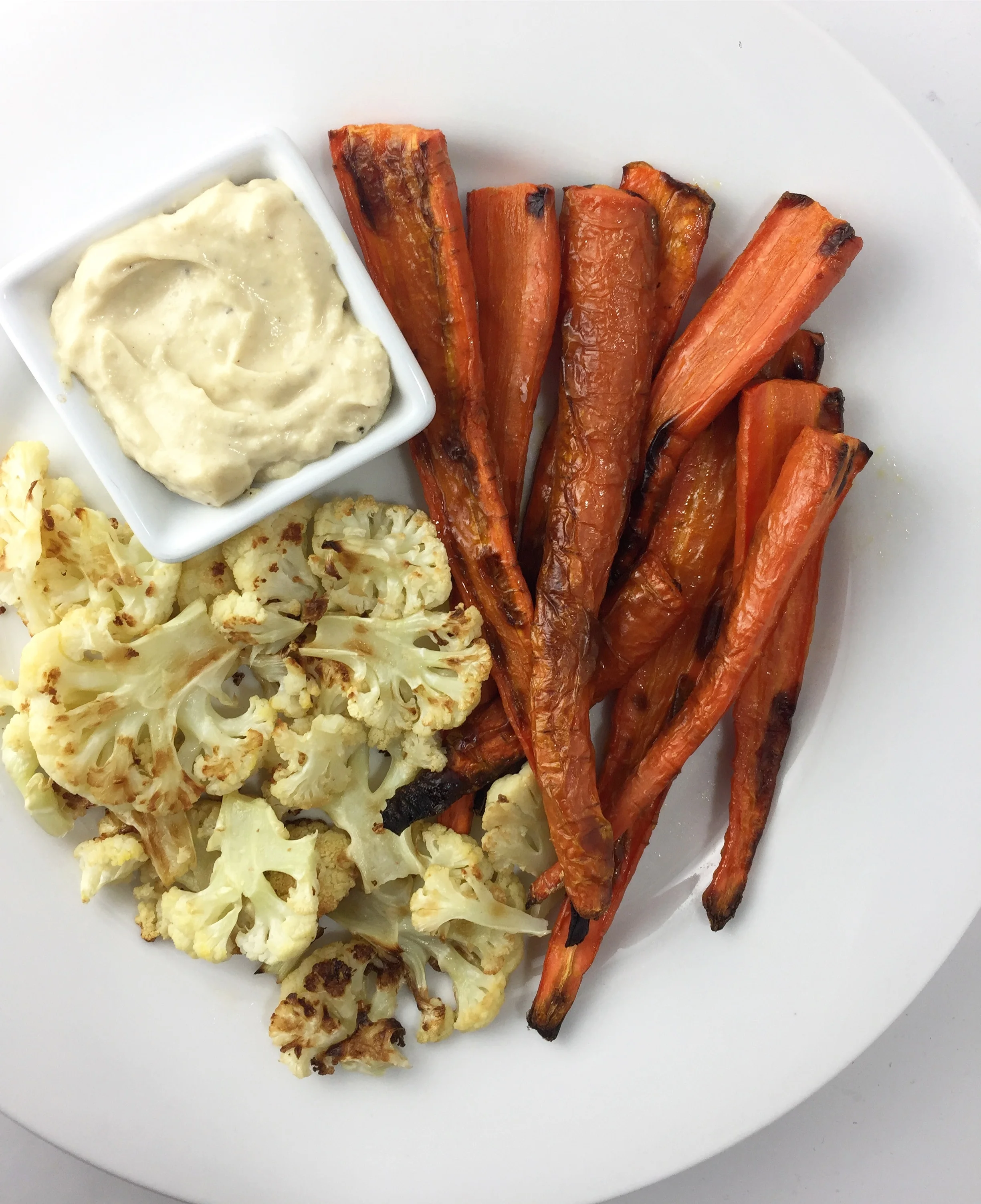 Roasted Veggies with Lemon Tahini Dressing — Lively Meals