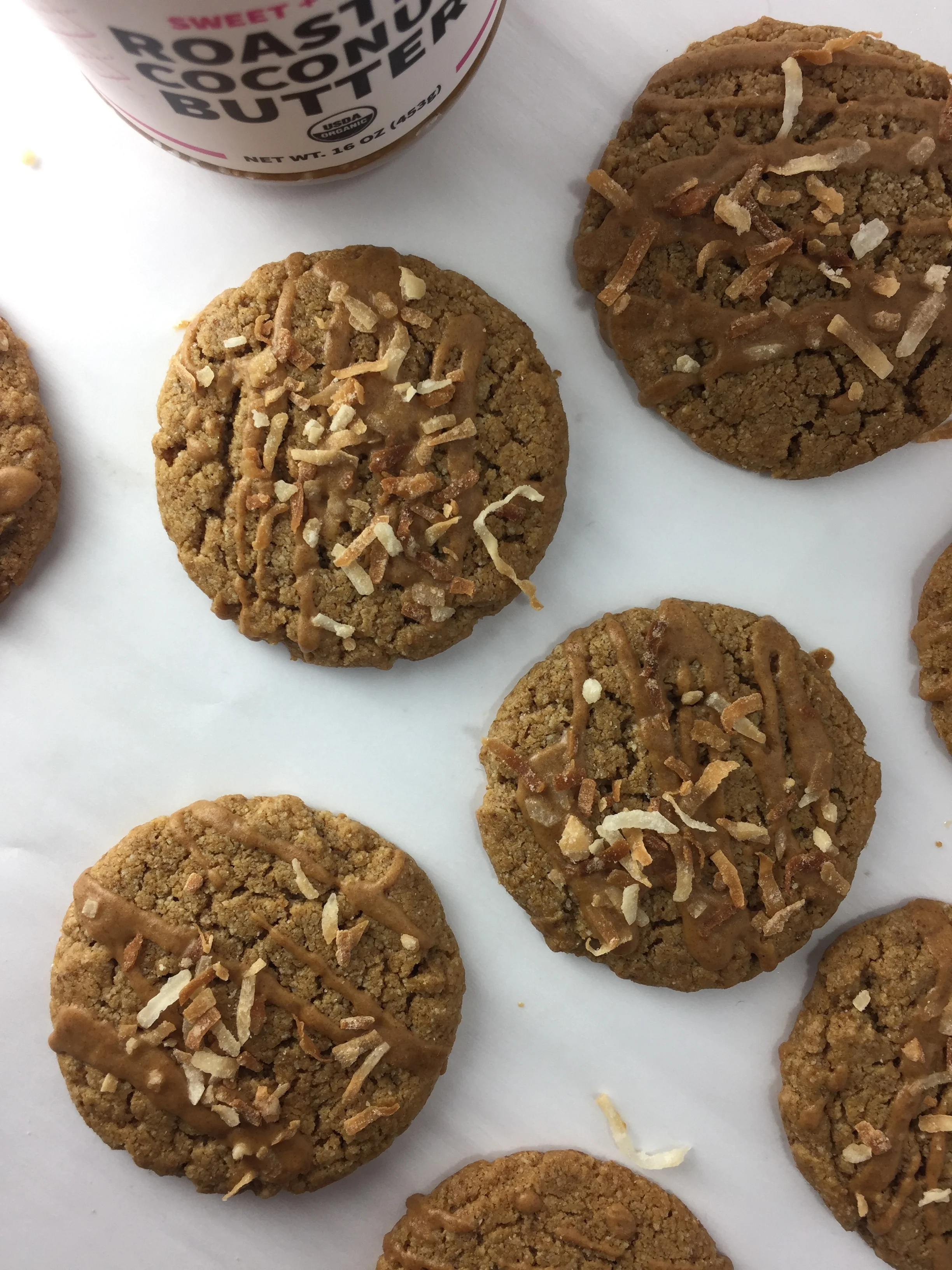 Roasted Coconut Butter Cookies