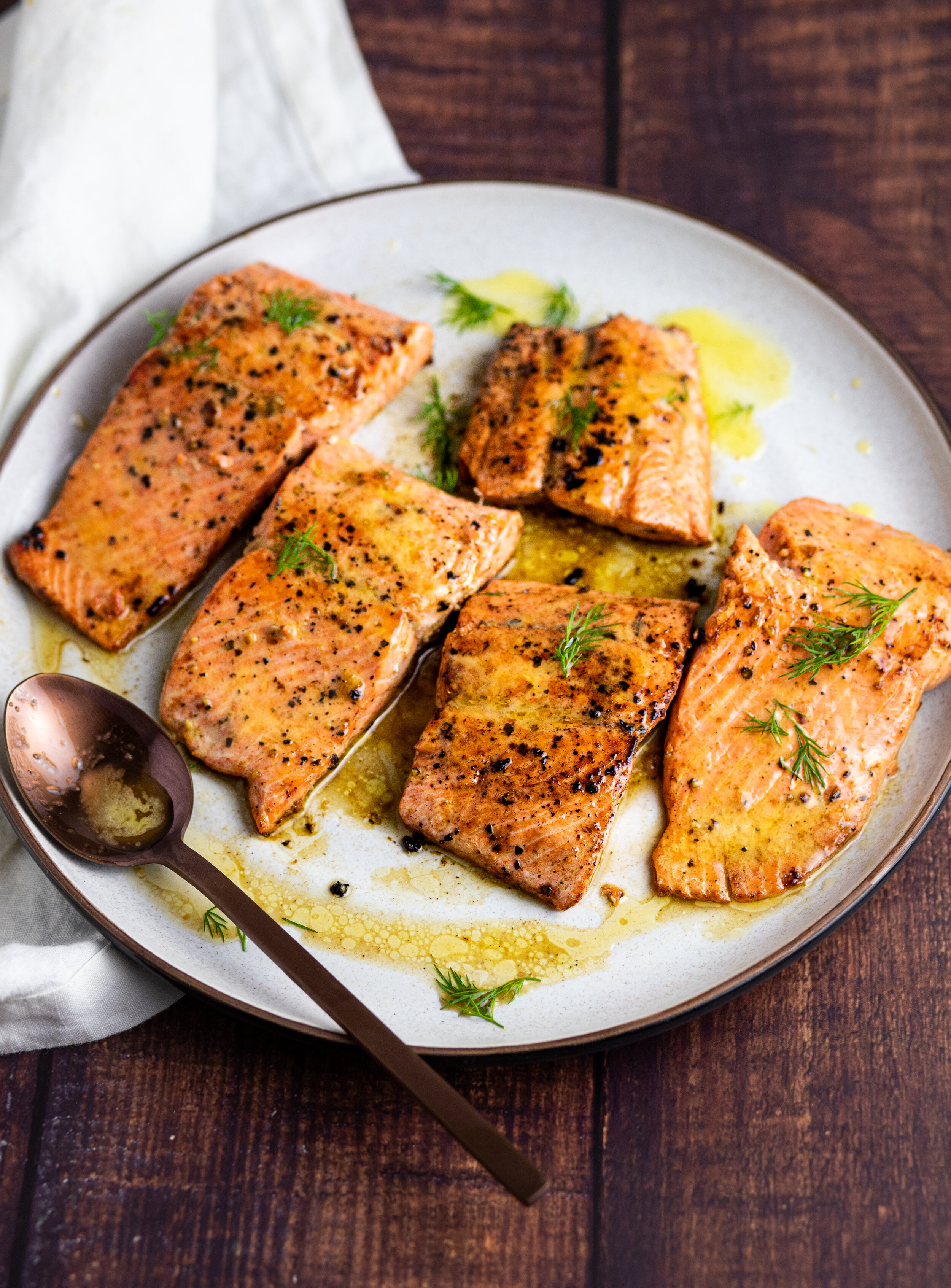 Garlic Butter Salmon — Lively Meals