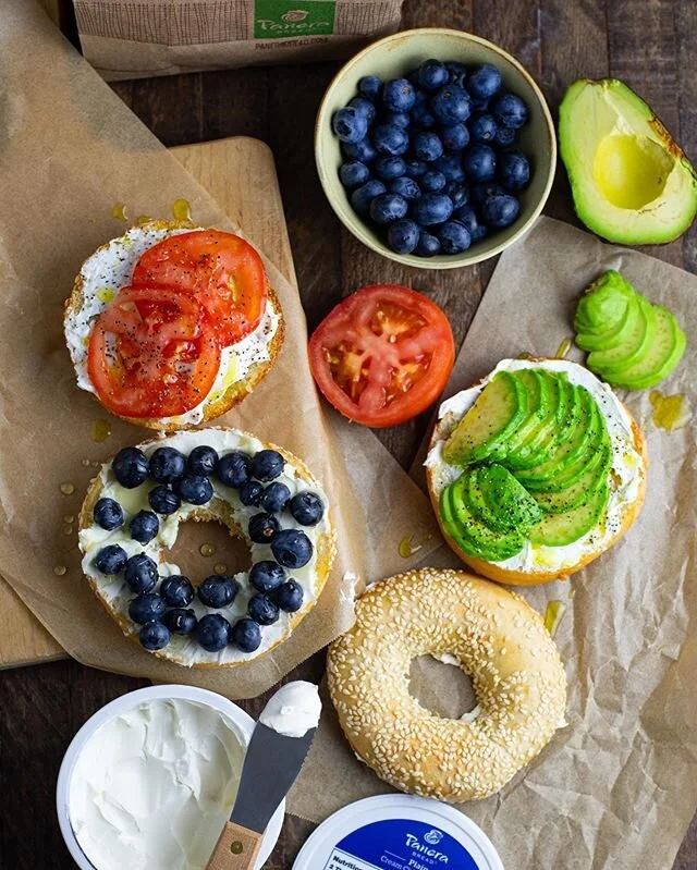 Having a bagel party this morning thanks to #panerapantry. You can now order grocery items from your local panera and pick them up upon arrival. I was really glad that I didn't even have to get out of my car. Plus the shopping process was super simpl