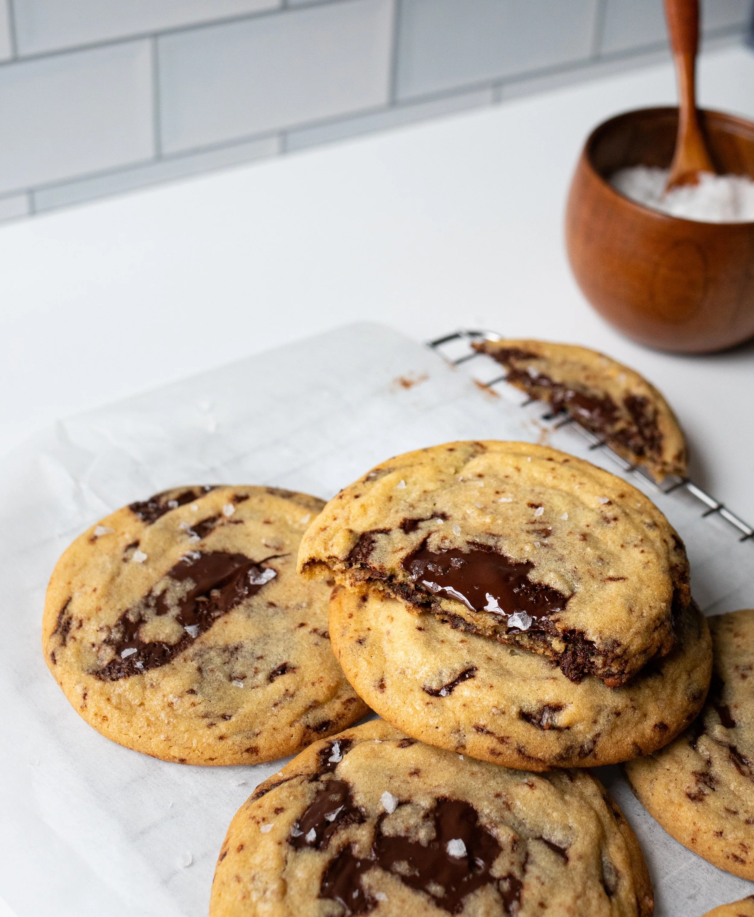 Brown Butter Chocolate Chunk Cookies Half Dozen