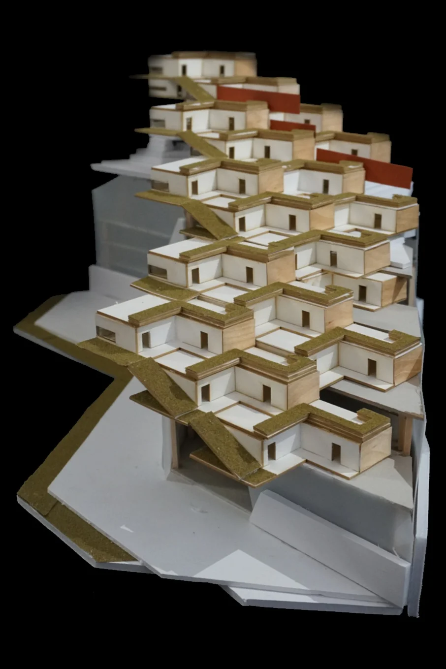 Model | Re-designed apartment complex