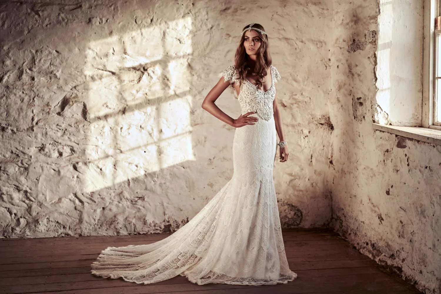 Ruby in Fit and flare lace