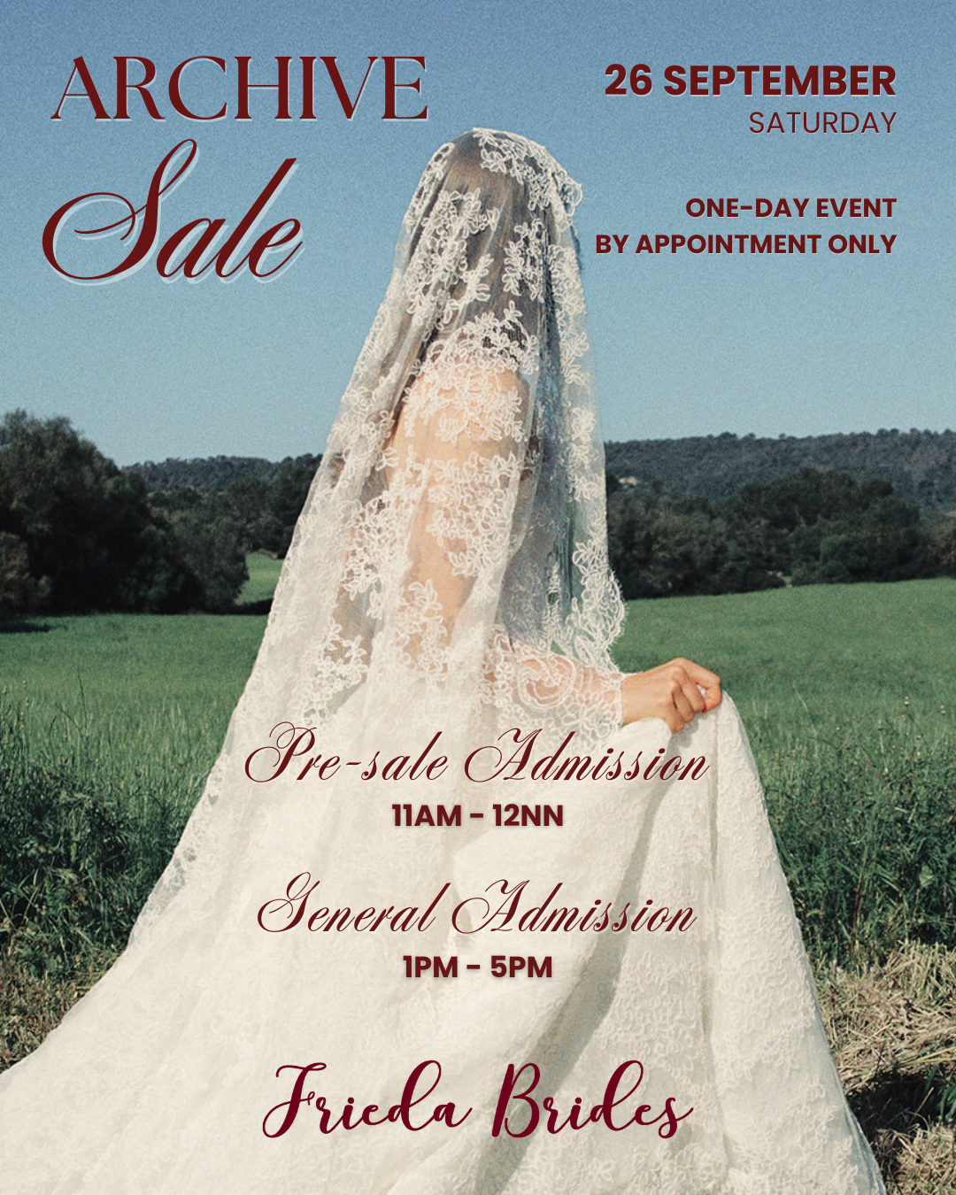 Frieda Brides’ Sample Sale: Bridal dresses at a discount, what you should know before coming