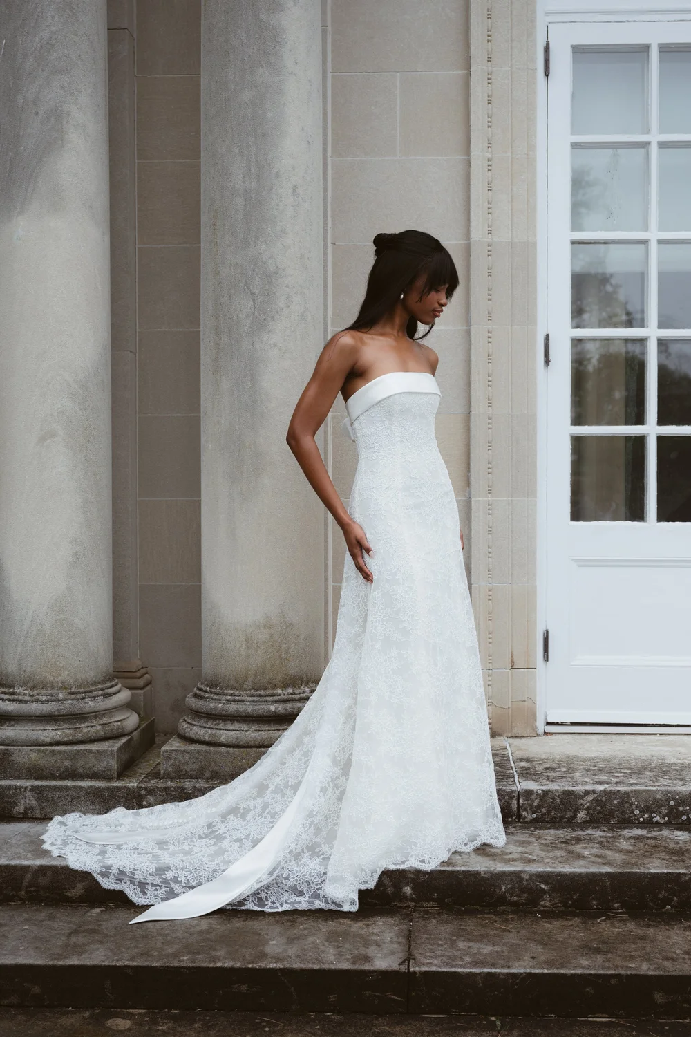 french vanilla bridesmaid dress Emmeline