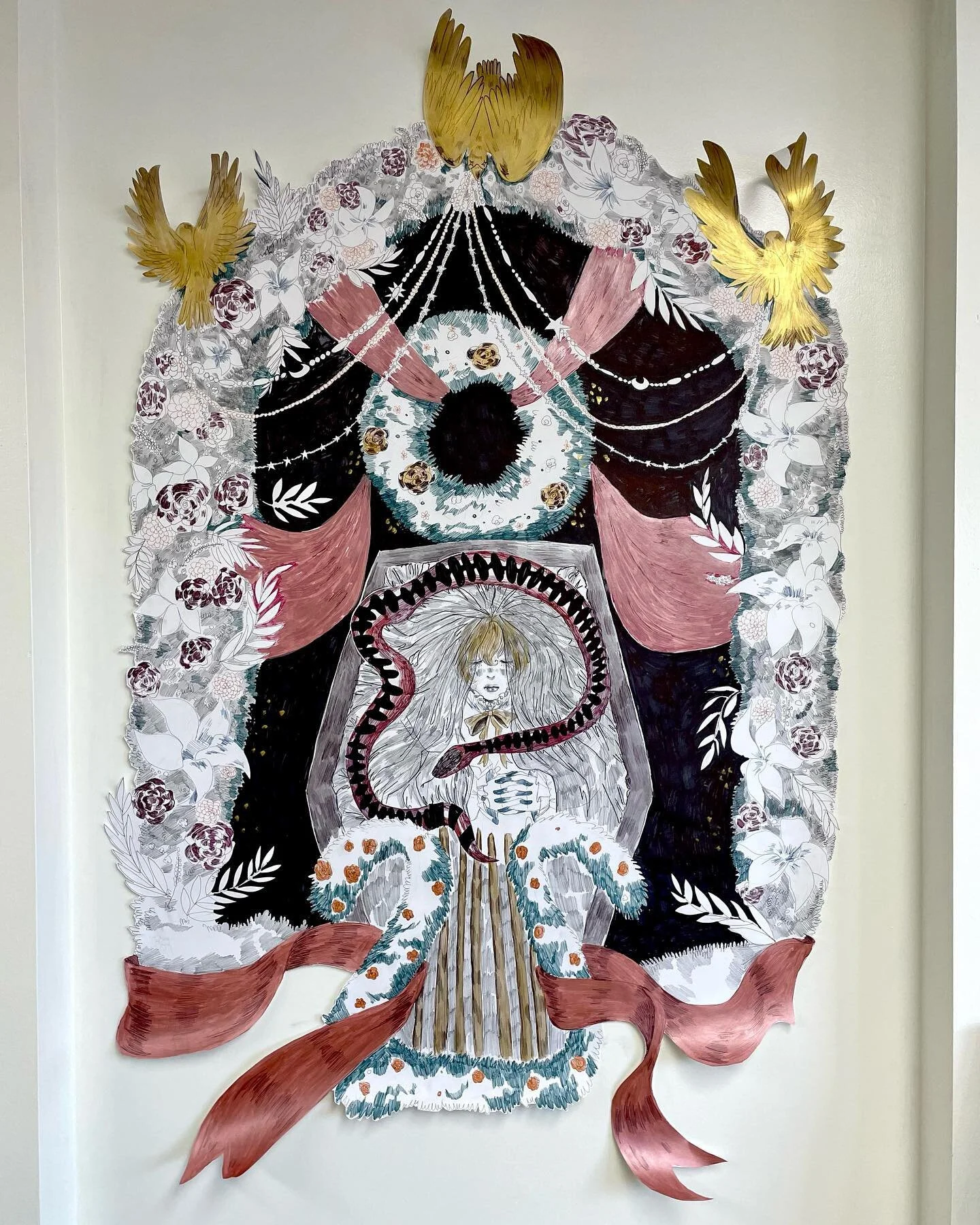 O&rsquo; Death (an altar to those I lost in 2020 and 2021)
.
I&rsquo;ve been dealing with a lot of loss in the last two years and felt I never quite had the chance to truly process and mourn. Especially losses during the highest points of the pan de 