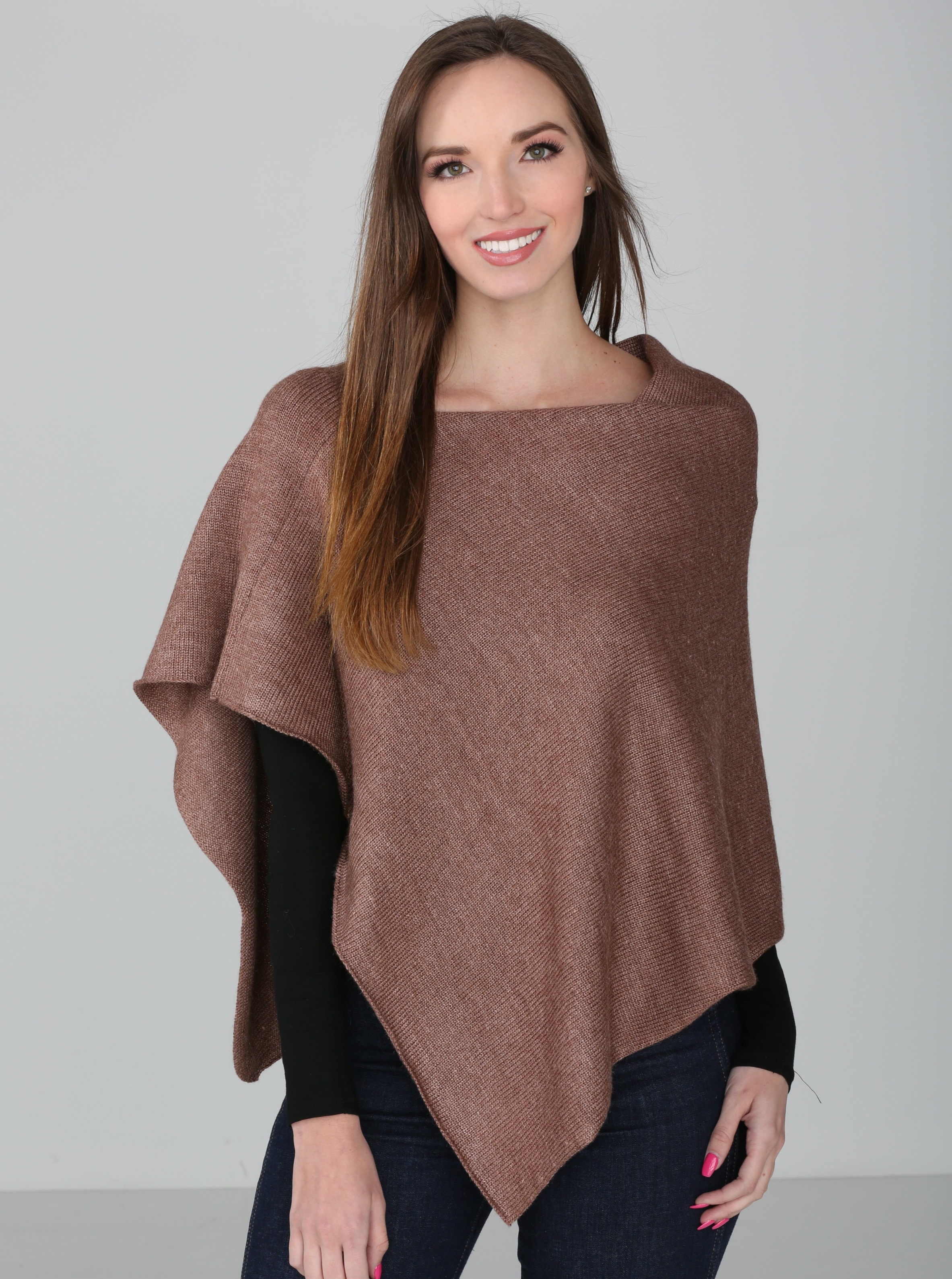 Sable Brown Poncho