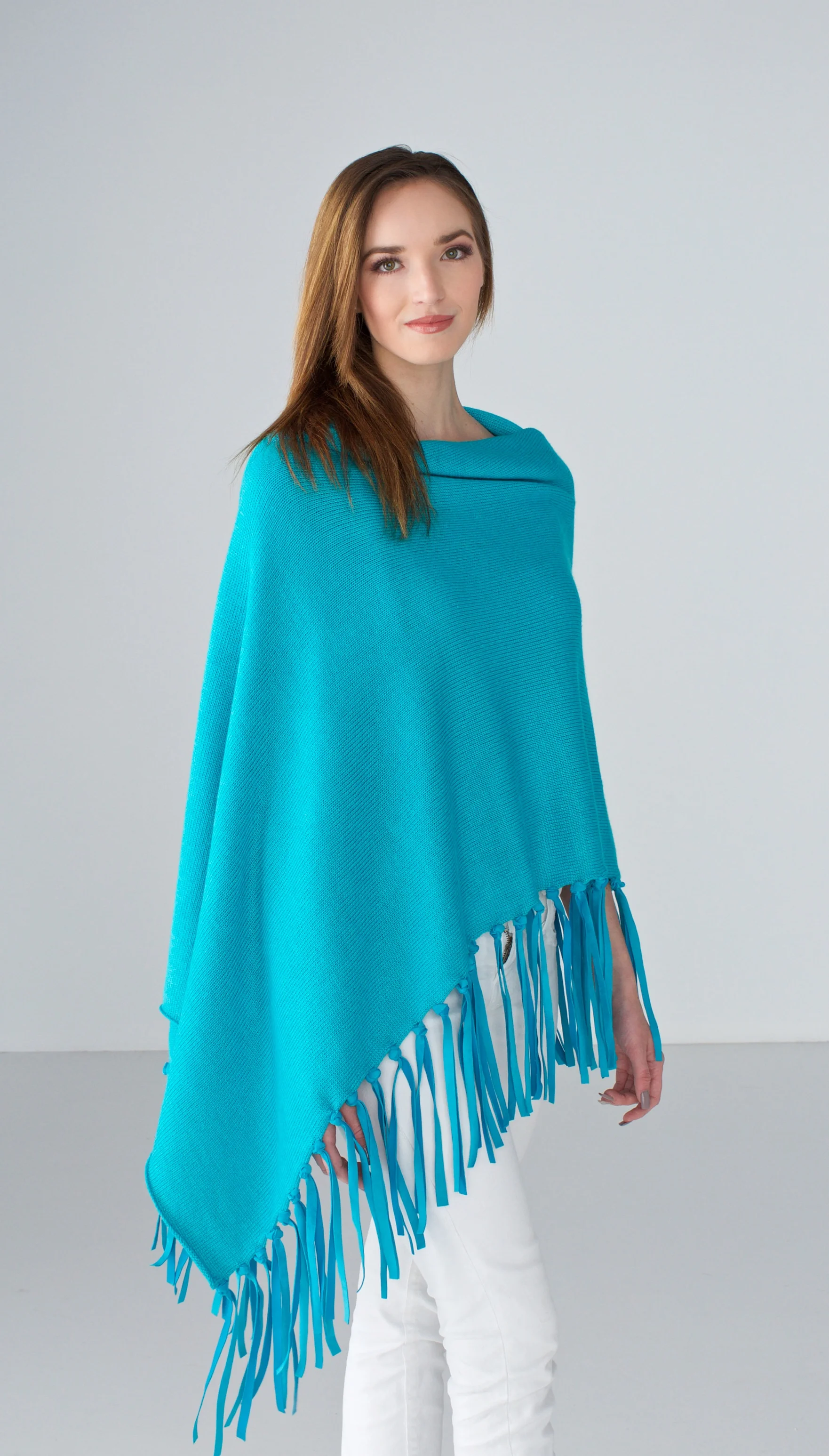 Turquoise Wrap with Leather