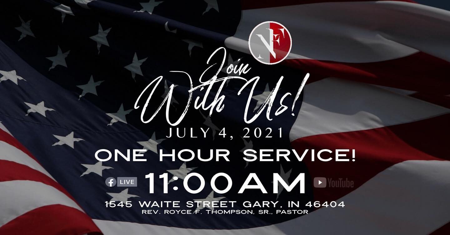 Join us this First Sunday, for a 1 hour Live Communion Service at 11am!  You can also watch us on our YouTube page as well! We would love for you to be our guest! #fourthofjuly #onehourservice #fourthofjulyweekend #communionsunday #church #praise #je