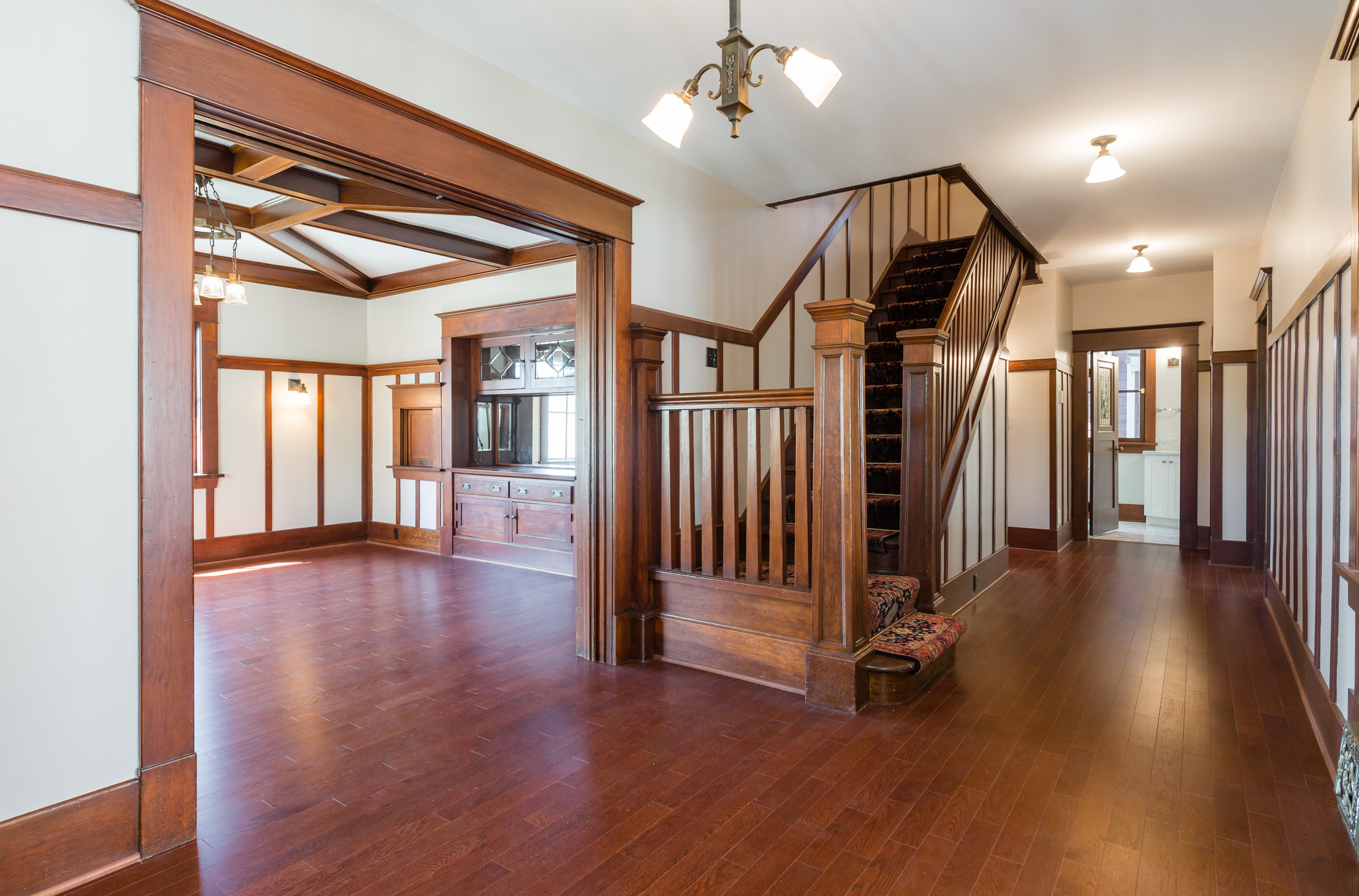  Interior of Vinson House following HRA restoration. 