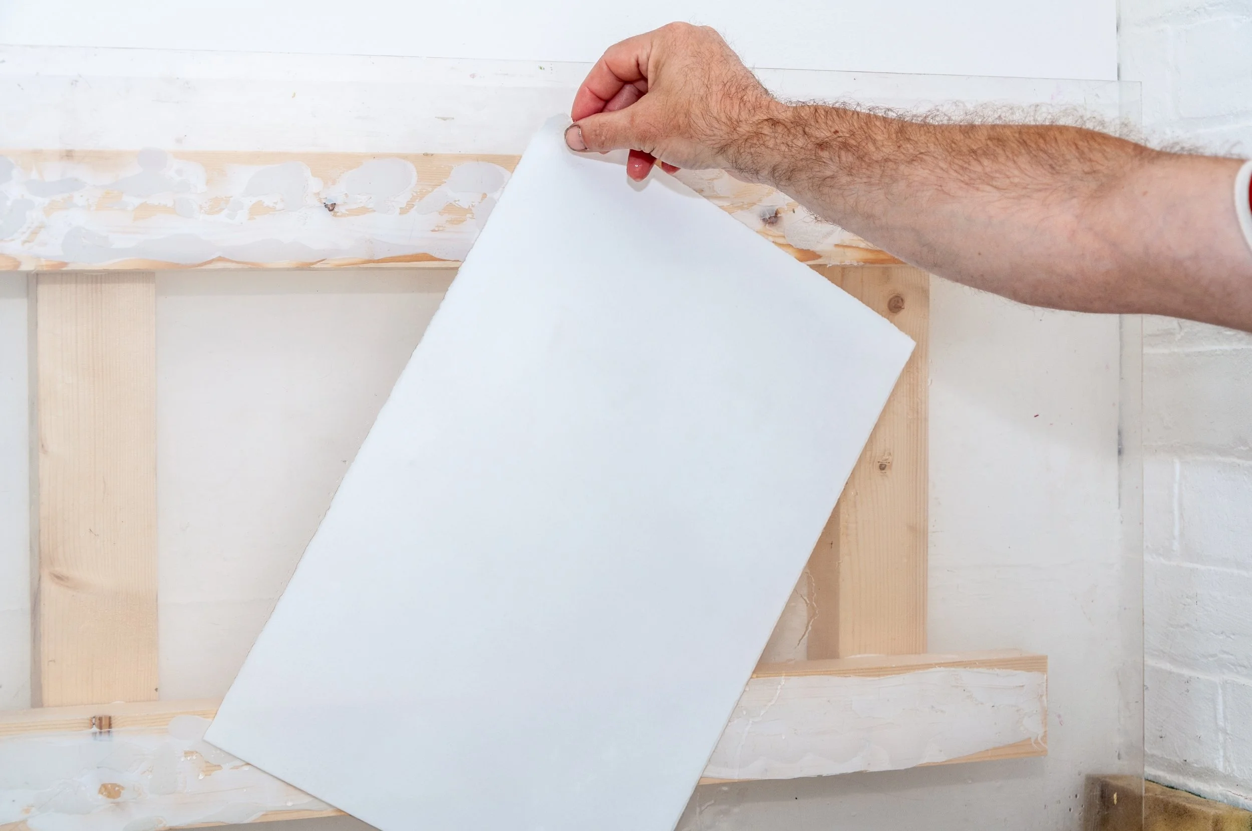 Frome Printmakers - Etching Studio Paper Soaking