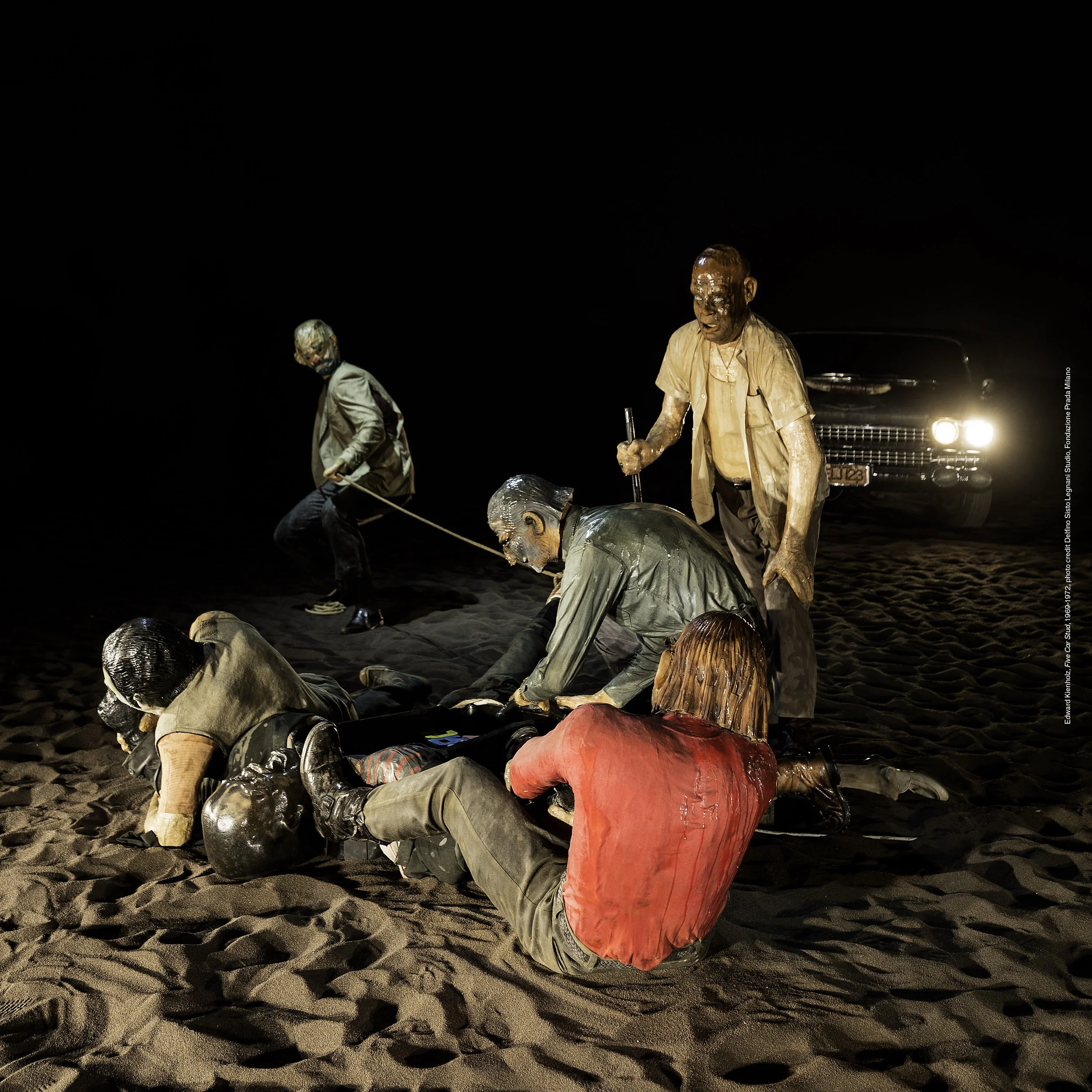 Ed and Nancy Kienholz, "Five Car Stud" (1969-1972)