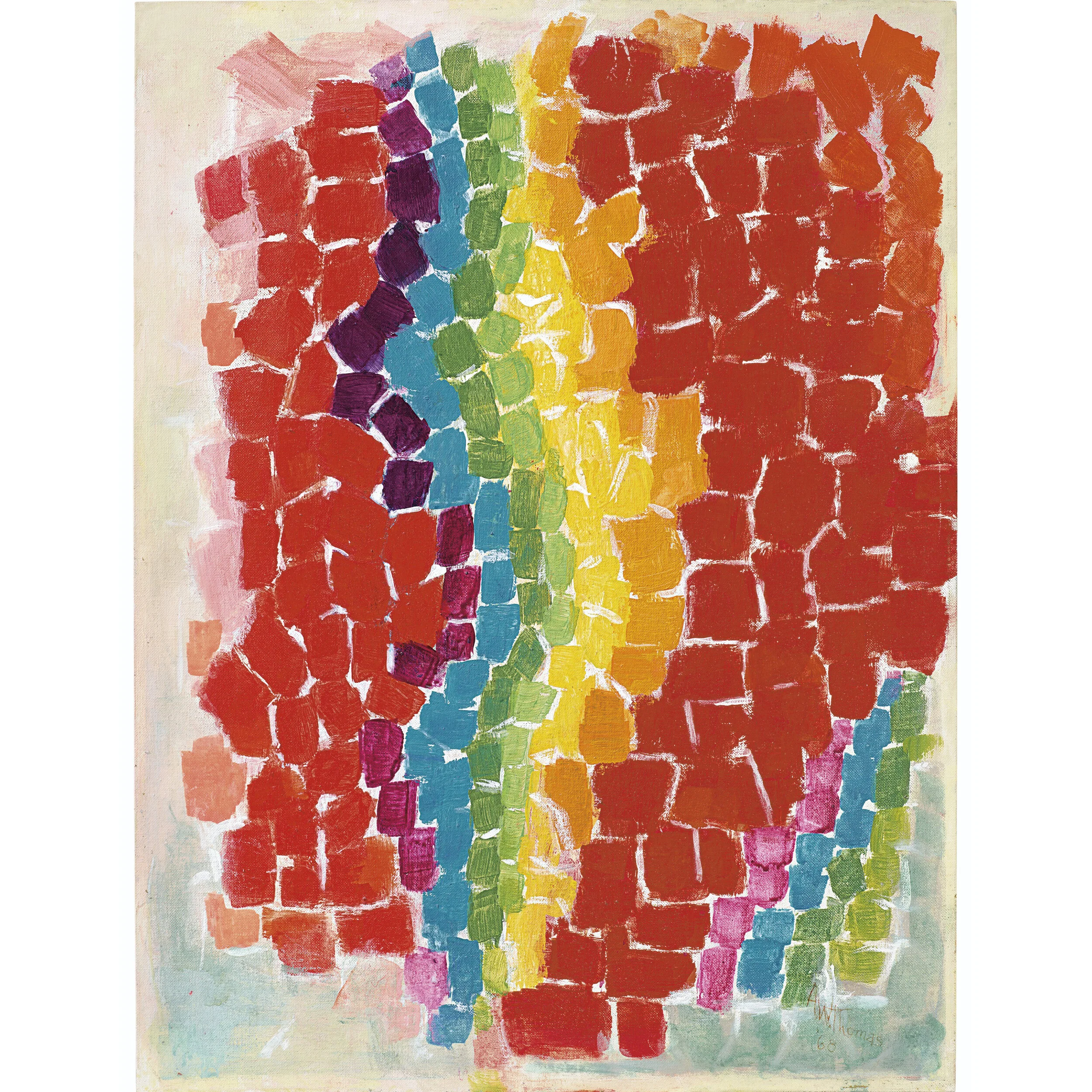 Alma Thomas, Flash of Spring, 1968