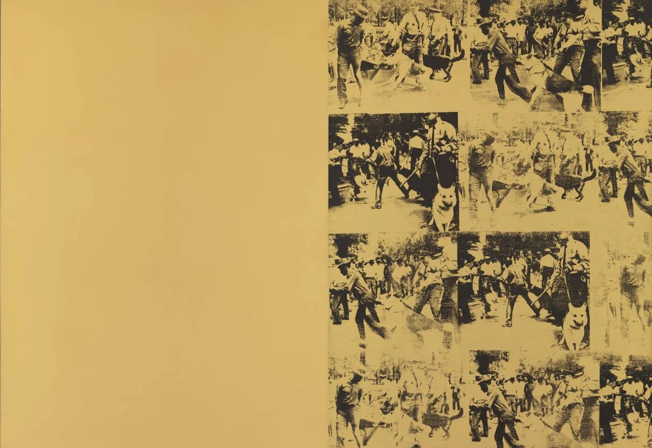Andy Warhol, Mustard Race Riot,  1963