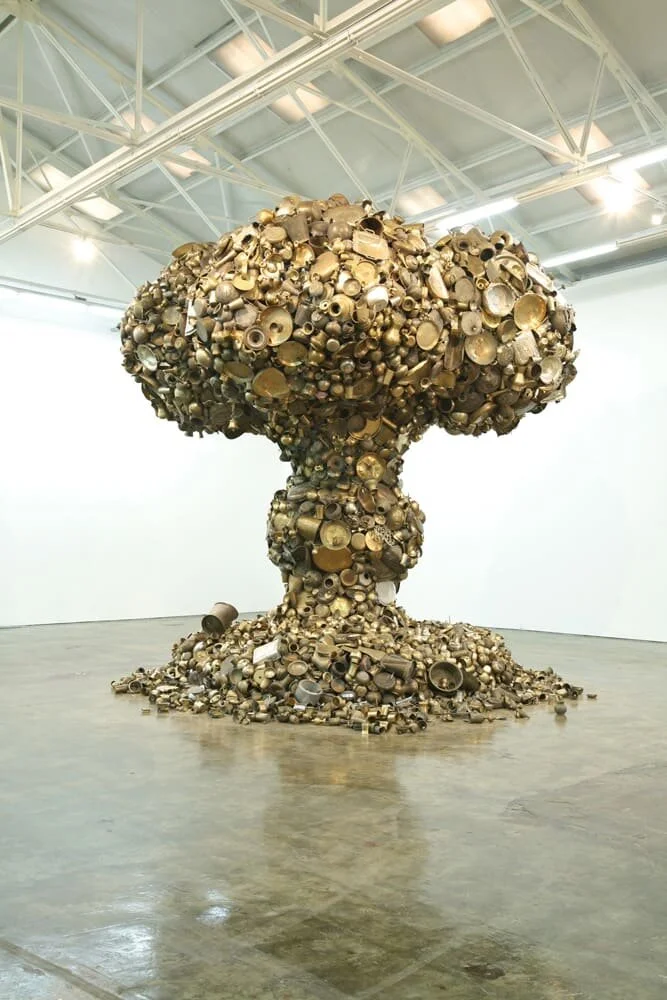 Subodh Gupta, Line of Control, 2008-2009 Mixed media 500 x 500 x 500 cm Ed. 1/3