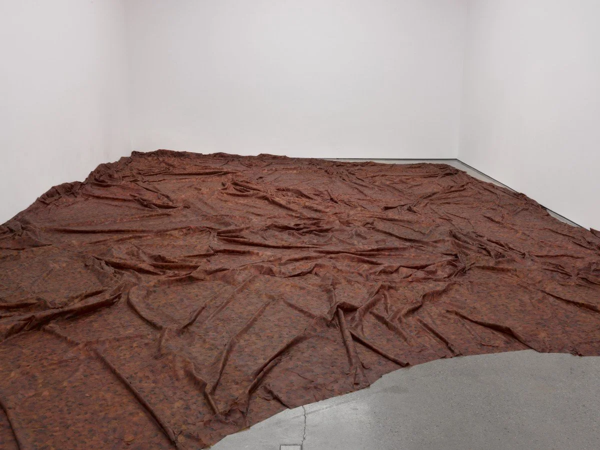 Doris Salcedo, A Flor de Piel, rose petals and thread, 2011-12