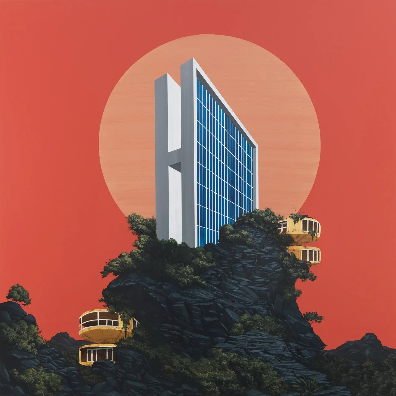 Dean Monogenis Simeon, 2015 Acrylic on wood panel 91 x 91 cm