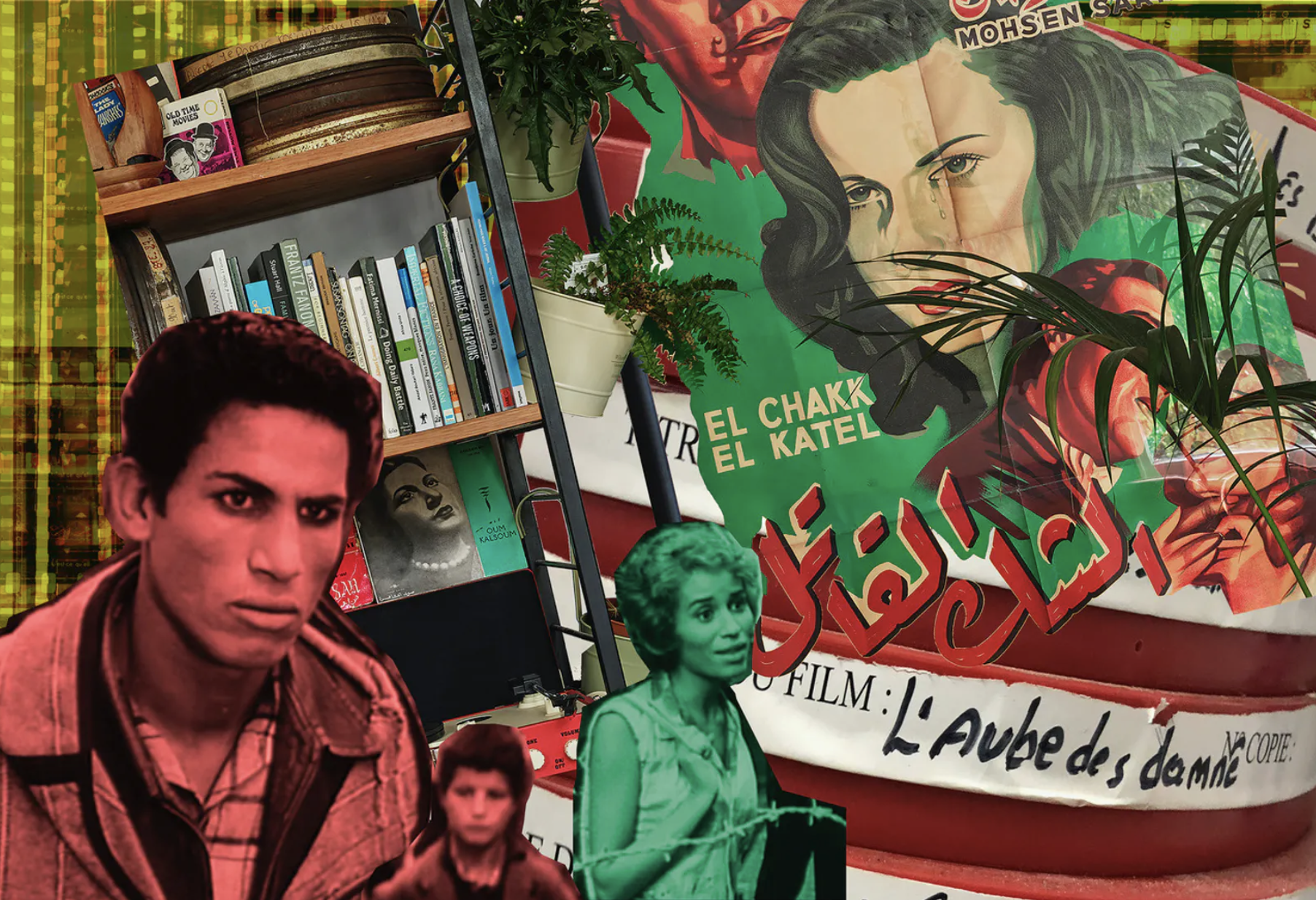 Zineb Sedira, The Battle of Algiers, 1966 by Gillo Pontecorvo, c print, 57,27 x 84cm, 2021