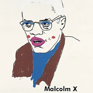 Glenn Ligon, Malcolm X.jpg