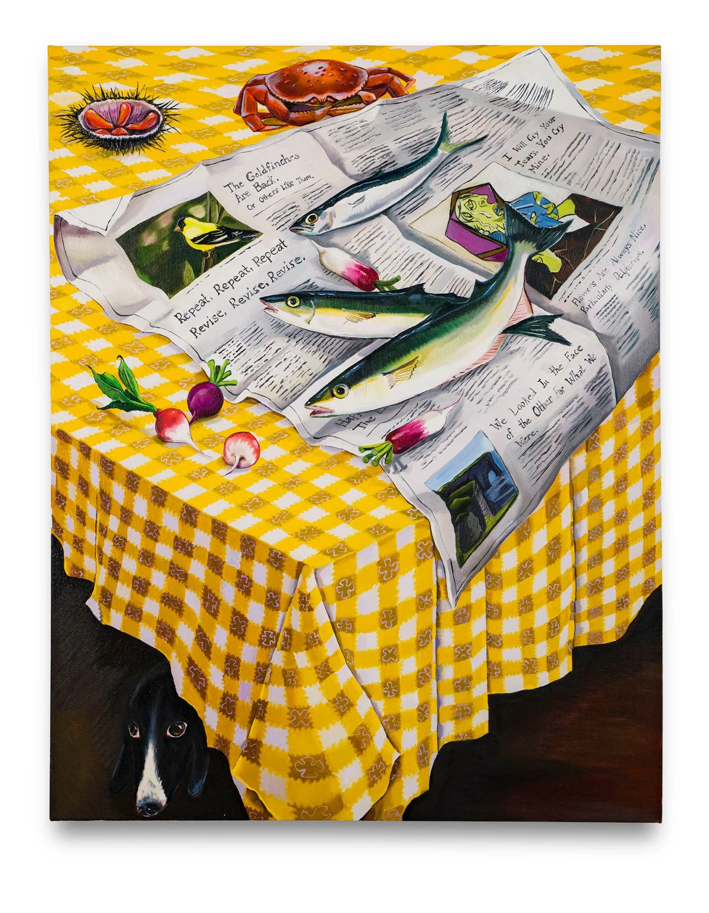Nikki Maloof, Still Life (for Dani), oil on canvas, 91.4 x 76.2 cm, 2019