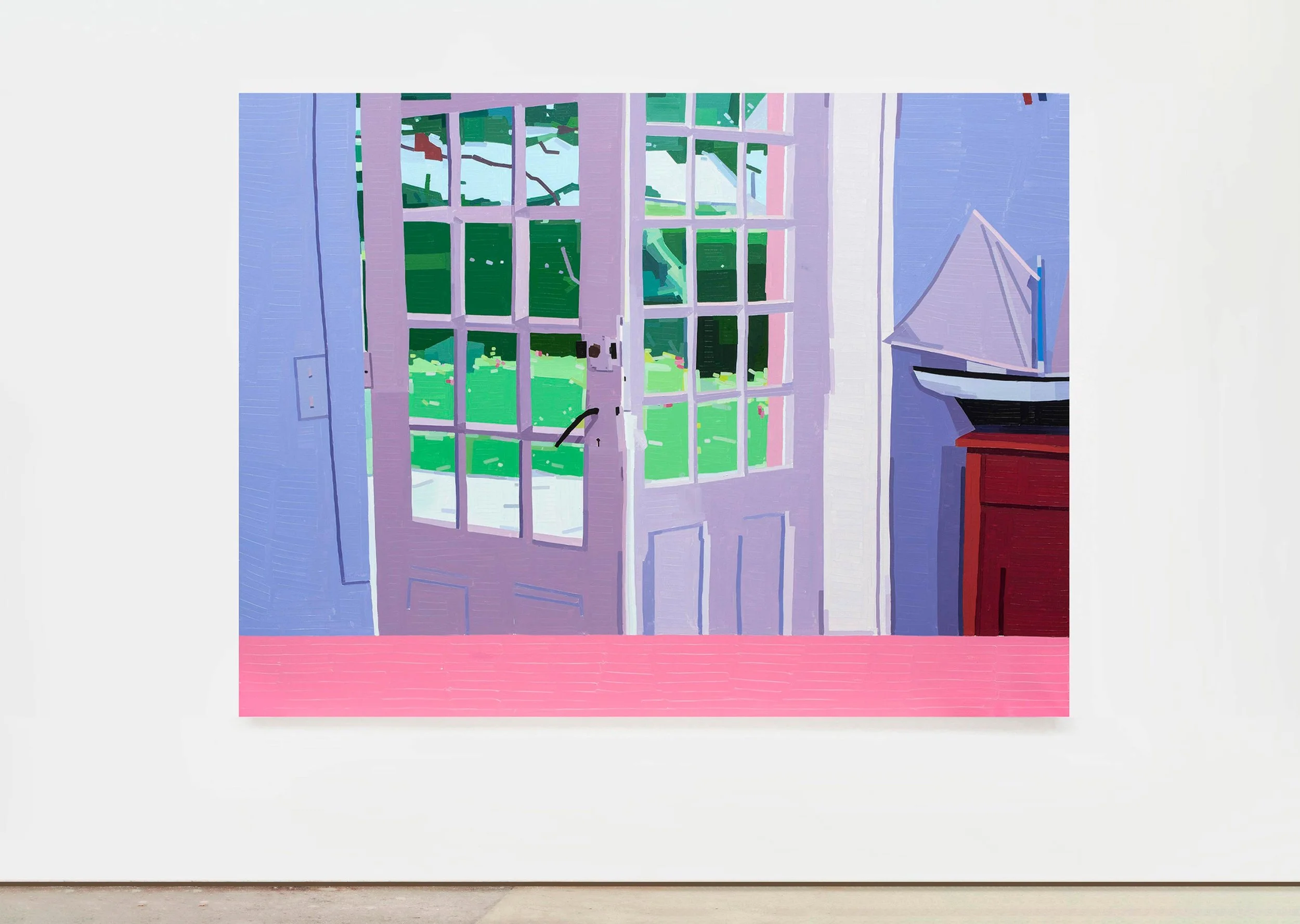 Guy Yanai, Open Door, oil on canvas, 150 x 200 cm, 2023/2024