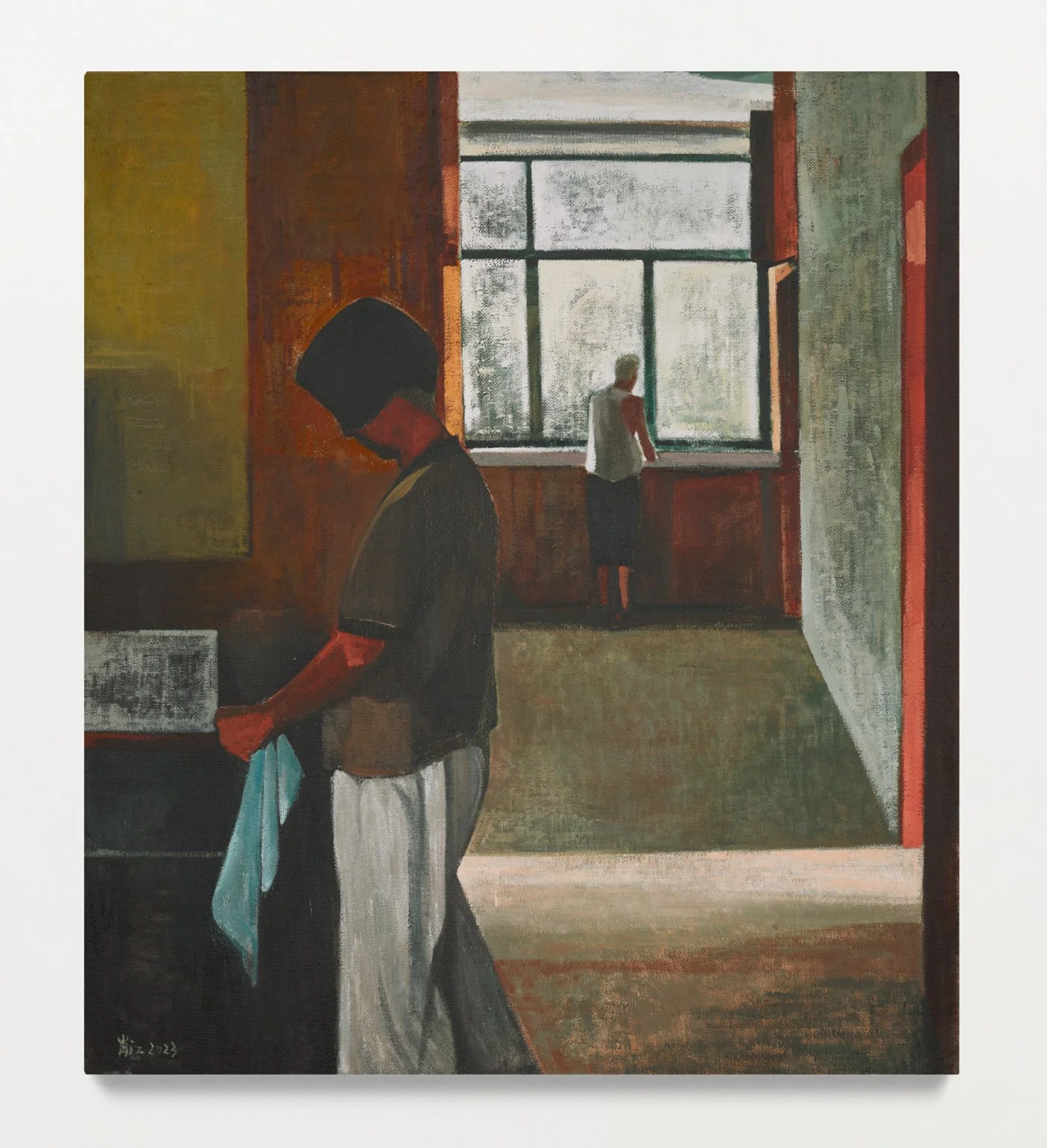 Xiao Jiang, Ordinary Days, oil on canvas, 160 × 140 cm, 2023