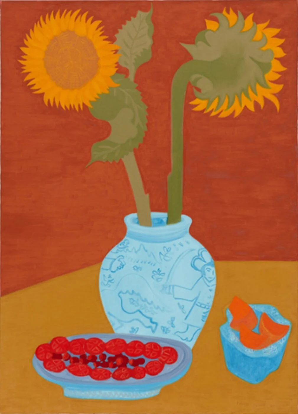 March Avery, Sunflower Bouquet, oil on canvas, 127 x 91,4cm, 1983.jpeg